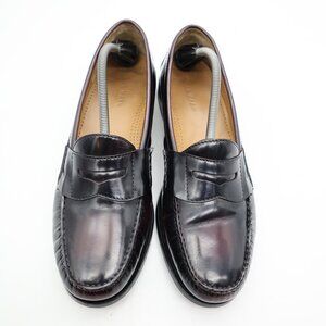 Cole Haan Burgundy Leather Men’s Size 11.5 D Penny Loafers Dress Shoes Slip On